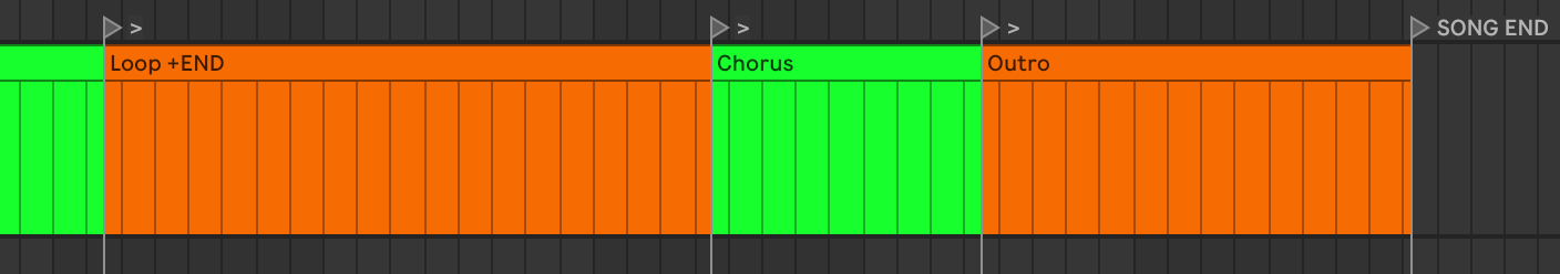 The +END Flag Being Used in Arrangement